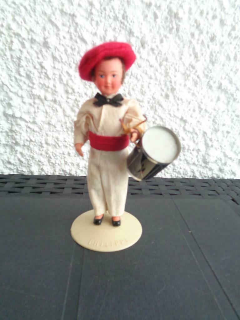 Poupée folklorique. Ancienne Tambour., Ophalen of Verzenden, Gebruikt, Pop