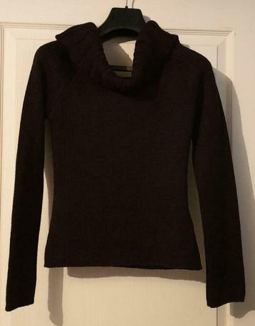 Pull col roulé noir, Enlèvement ou Envoi, Comme neuf, Taille 38/40 (M), Noir