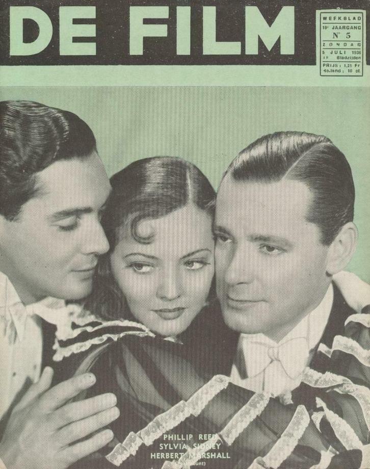 De Film (weekblad, jaargang 10, n° 5, 1936, Patria), Livres, Journaux & Revues, Enlèvement ou Envoi