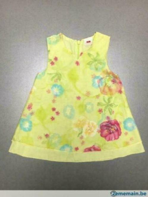 Robe jaune 3 pommes - Taille 12 mois, Enfants & Bébés, Vêtements de bébé | Taille 80, Comme neuf, Fille, Robe ou Jupe, Enlèvement ou Envoi