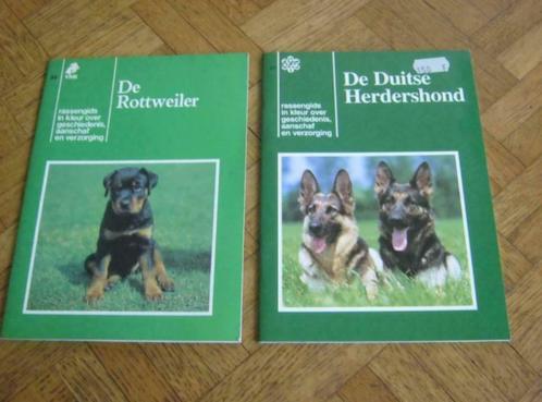 Vnk serie de Rottweiler en de Duitse herdershond, Livres, Animaux & Animaux domestiques, Utilisé, Enlèvement ou Envoi