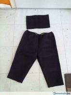pantalon + ceinture sport amincissant,H et F, noir,Smal,neuf, Enlèvement ou Envoi, Neuf