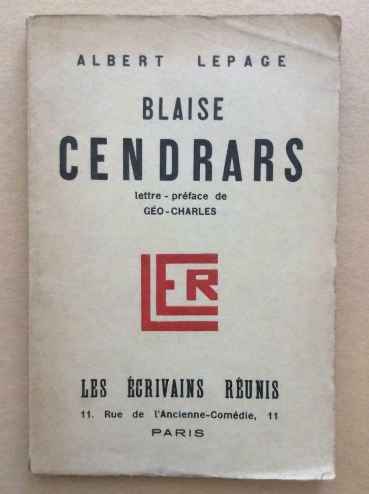 Albert Lepage - Blaise Cendrars (1926), Boeken, Literatuur, Ophalen of Verzenden