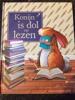 Boekje ‘ konijn is dol op lezen ‘, Comme neuf, Enlèvement ou Envoi