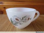 vintage superbe tasse avec motif marguerite en arcopal