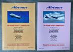 Safety cards Airtours A320/A321/B757/MD-83, Comme neuf, Enlèvement ou Envoi
