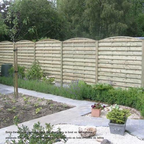 Houten schutting omheining type2, Agrodieren de beste prijs, Jardin & Terrasse, Palissades, Neuf, Bois, 1 à 2 mètres, Moins de 3 mètres