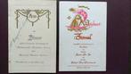 Anciens menus de mariage. 10 morceaux, Enlèvement ou Envoi