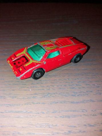 Matchbox no 27 Lamborghini, Enlèvement ou Envoi, Utilisé, Matchbox