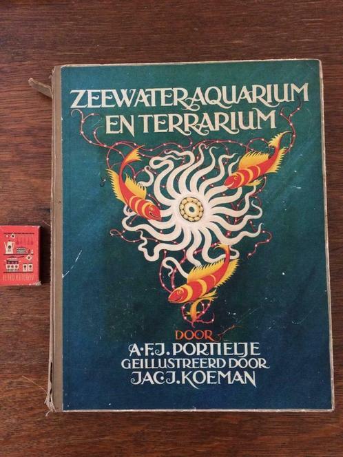 Verkade album aquarium d'eau de mer et terrarium 1930 comple, Livres, Livres d'images & Albums d'images, Utilisé, Album d'images