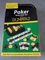 Poker spel, Texas Hold 'em voor dummies. Nieuw!, Hobby & Loisirs créatifs, Jeux de société | Jeux de cartes, Enlèvement, Neuf