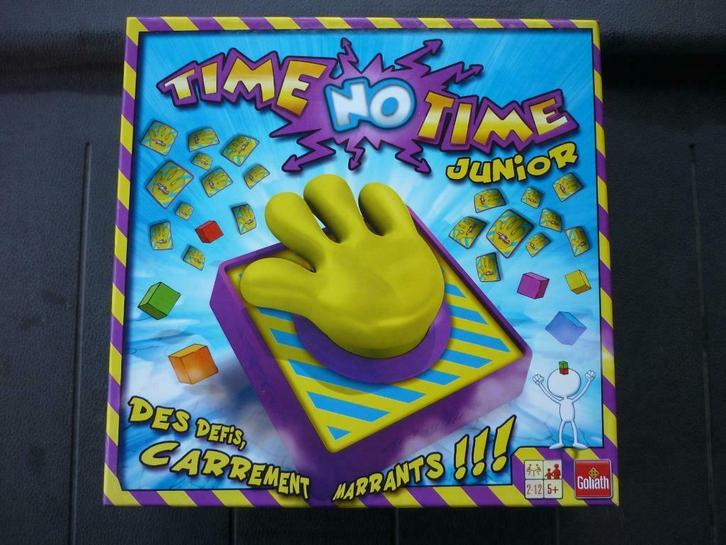 Jeu de société - Time no time Junior - Goliath, Hobby en Vrije tijd, Gezelschapsspellen | Overige, Gebruikt, Een of twee spelers