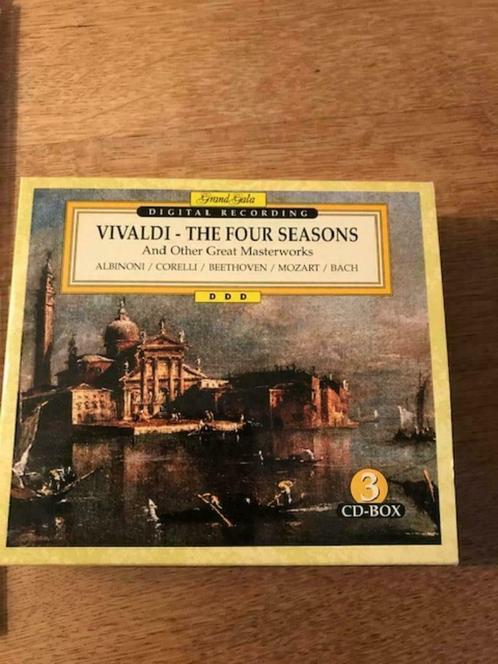 Vivaldi-the four seasons and other great masterworks-3 CD, Cd's en Dvd's, Cd's | Klassiek, Ophalen