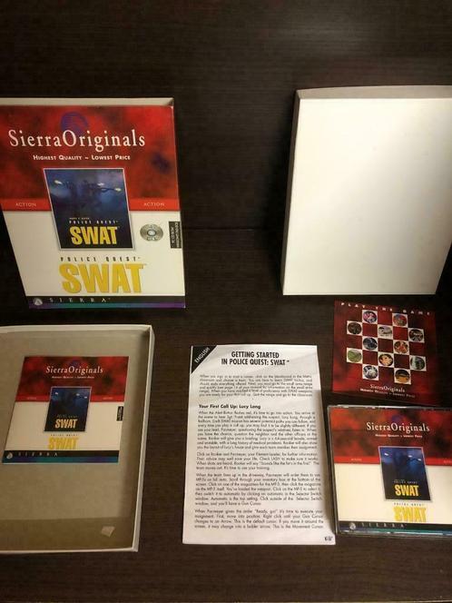 Police Quest Swat big box pc Sierra !!!, Games en Spelcomputers, Games | Pc, Ophalen of Verzenden
