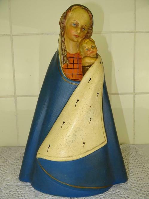 Statue de la Vierge Marie Ancienne statue de la Vierge Marie, Antiquités & Art, Antiquités | Objets religieux, Enlèvement ou Envoi