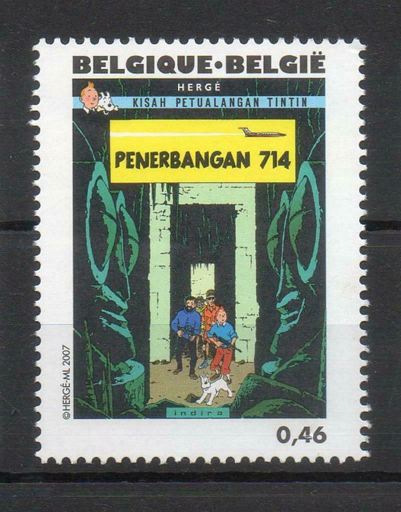 Année 2007 : 3658 ** - Tintin : 100e anniv. d'Hergé, Postzegels en Munten, Postzegels | Europa | België, Ophalen of Verzenden