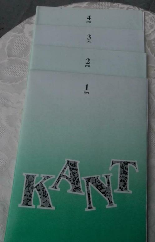 KANT-tijdschrift 1991 (33j. oud) nr. 1-2-3-4  (kantklossen), Hobby & Loisirs créatifs, Dentelle, Comme neuf, Livre ou Revue, Enlèvement ou Envoi