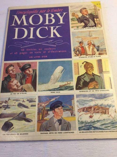 Encyclopédie par le timbre - Moby Dick - 1957 -, Antiquités & Art, Antiquités | Livres & Manuscrits