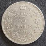 Belgium 1932 - 5 Franc/1 Belga FR - Albert I - Morin 386b/Pr, Envoi, Monnaie en vrac