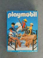 Vintage Playmobil speelgoed Cowboys in de kraal, Kinderen en Baby's, Speelgoed | Playmobil, Complete set, Gebruikt, Ophalen of Verzenden