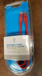 Netwerk kabel 0,5 m nieuw in verpakking-Rood, Enlèvement, Neuf