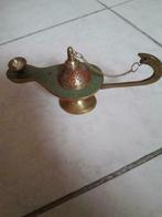 Lampe d’Aladdin marocaine peinte à la main, Moins de 50 cm, Enlèvement ou Envoi, Oriental, Métal
