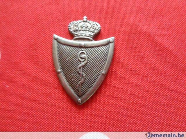 Insigne militaire. "Plaque Caducée". Vintage., Collections, Objets militaires | Général, Enlèvement ou Envoi