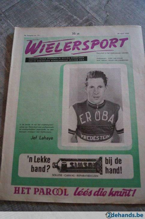 WIELERSPORT tijdschrift KNWU te koop of te ruil, Boeken, Tijdschriften en Kranten, Gelezen, Ophalen of Verzenden