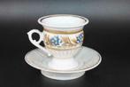 Tasse et sous tasse en porcelaine 19 ème (circa 1880), Enlèvement ou Envoi