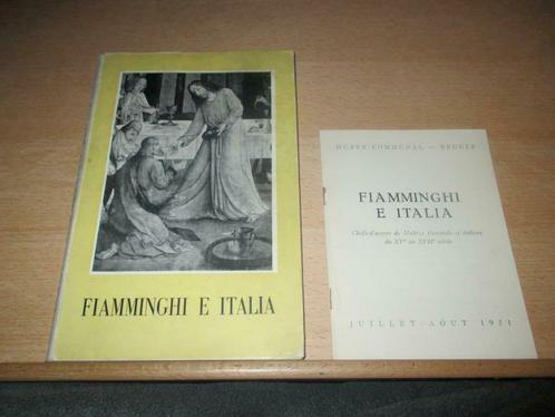 Fiamminghi E Italia avec livret supplémentaire en français a, Livres, Art & Culture | Arts plastiques, Utilisé, Peinture et dessin