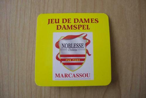 Marcassou spelletje Damspel, Collections, Marques & Objets publicitaires, Utilisé, Autres types, Enlèvement ou Envoi