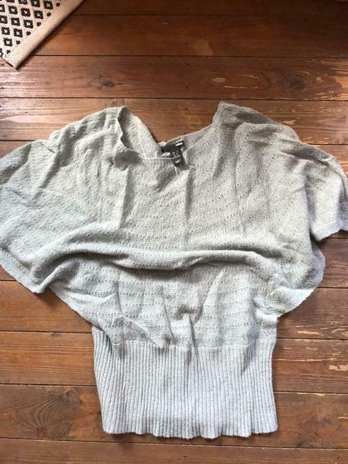 H&m vlindermouw trui, Kleding | Dames, Truien en Vesten, Gedragen, Maat 38/40 (M), Blauw, Ophalen of Verzenden