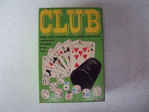 Club " Poker, Dobbelen en Bridge van Papita, Hobby en Vrije tijd, Gezelschapsspellen | Overige, Zo goed als nieuw, Ophalen of Verzenden