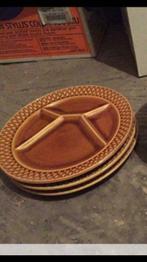 Lot de 3 assiettes à fondue bourguignonne pour..., Utilisé, Assiettes(s)