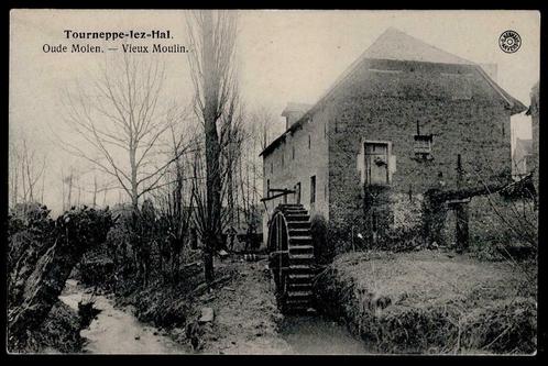 Dworp Tourneppe-lez-Halle Oude Molen Vieux Moulin 1922 Carte, Collections, Cartes postales | Belgique, Non affranchie, Brabant Flamand