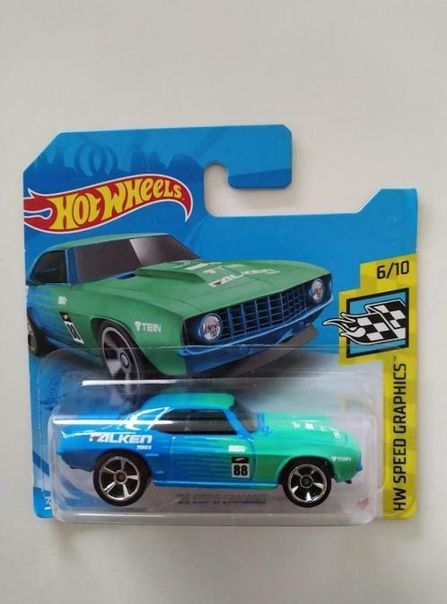 Hot Wheels - 2021 - '69 Copo Camaro Chevrolet  Korte Blister, Hobby en Vrije tijd, Modelauto's | Overige schalen, Nieuw, Auto