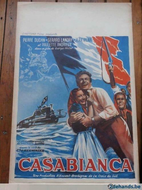 affiche du film 1951 "Casa Bianca" 4ex., Antiquités & Art, Art | Autres Art, Enlèvement ou Envoi