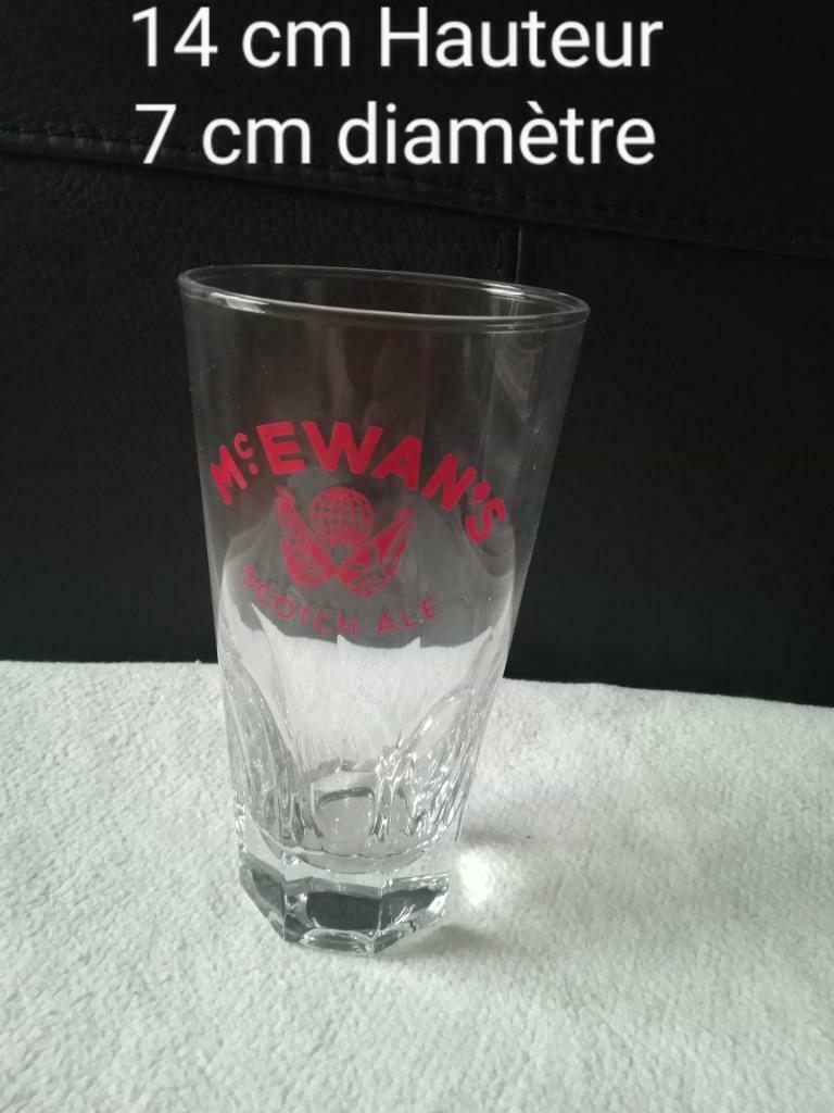 Verres bière mc ewans scotch ale, Collections, Marques de bière, Enlèvement ou Envoi