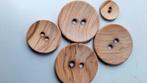 Grote houten knopen, Ophalen of Verzenden, Nieuw, Knoop of Knopen
