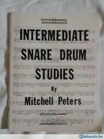 Intermediate Snare drum studies, Muziek en Instrumenten, Overige genres, Gebruikt, Ophalen of Verzenden