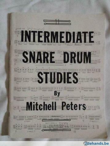 Intermediate Snare drum studies, Musique & Instruments, Enlèvement ou Envoi, Utilisé, Autres genres