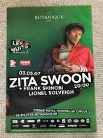 Poster Zita Swoon in Koninklijk Circus 2007, Ophalen of Verzenden, Zo goed als nieuw
