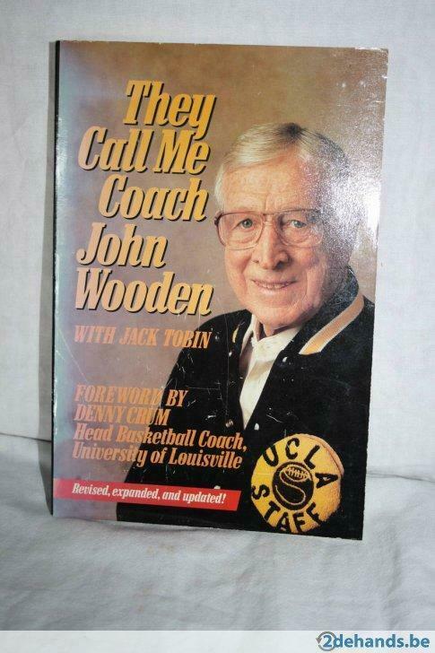 They call me coach John Wooden with Jack Tobin, Boeken, Sportboeken, Gelezen, Ophalen of Verzenden