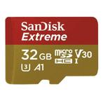 geheugenkaart Sandisk 32GB extreme micro sd met adapter, TV, Hi-fi & Vidéo, Photo | Cartes mémoire, 16 GB, SD, Enlèvement ou Envoi