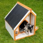 Niche chien avec TOIT PVC 2 tailles Abri chien niche chat, Envoi, Neuf