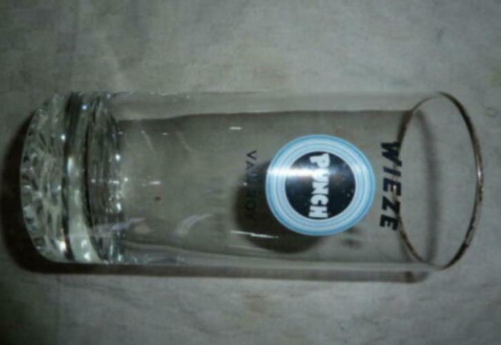 # bier glas WIEZE PUNCH brouwerij Van Roy - Wieze, Verzamelen, Glas en Drinkglazen, Gebruikt, Bierglas, Ophalen of Verzenden