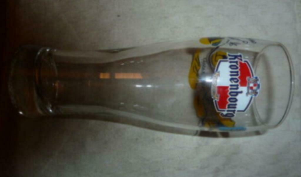 #J bier glas KRONENBOURG Dakar ~ Taman Rasset ~ Cairo, Ophalen of Verzenden, Nieuw, Bierglas