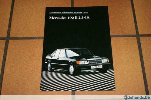 Folder Mercedes Benz 190 E 2.3-16, Autos : Divers, Modes d'emploi & Notices d'utilisation, Enlèvement ou Envoi