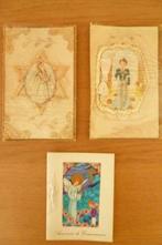 Vintage  3 x Carte  Souvenir de Communion, Collections, Autres thèmes, Non affranchie, 1940 à 1960, Enlèvement ou Envoi