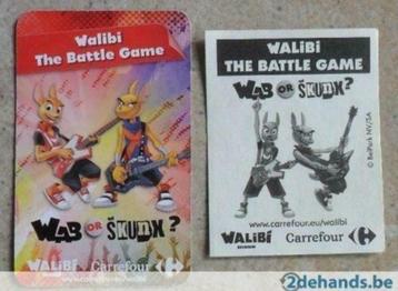Walibi - The Battle Game -kaarten en stickers -upd 03/12/24, Envoi, Comme neuf, Plusieurs cartes